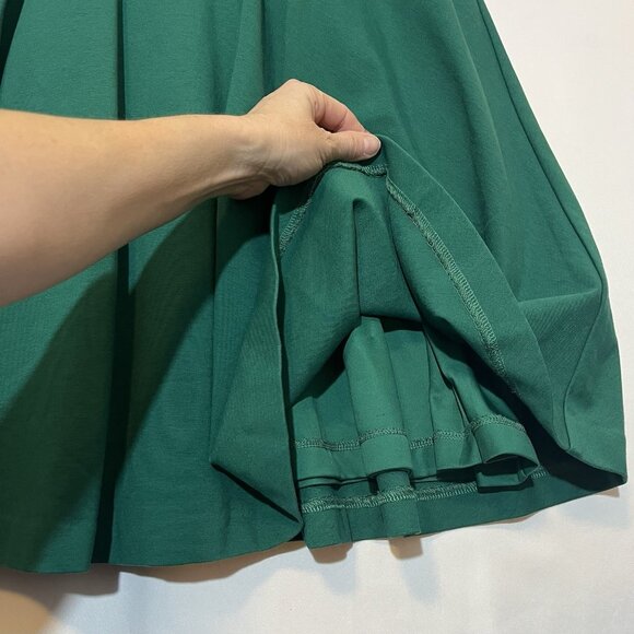 Boden Women’s Ponte Dress Size 10 R Green Lined 3/4 Sleeves Stretch Christmas - Picture 8 of 12